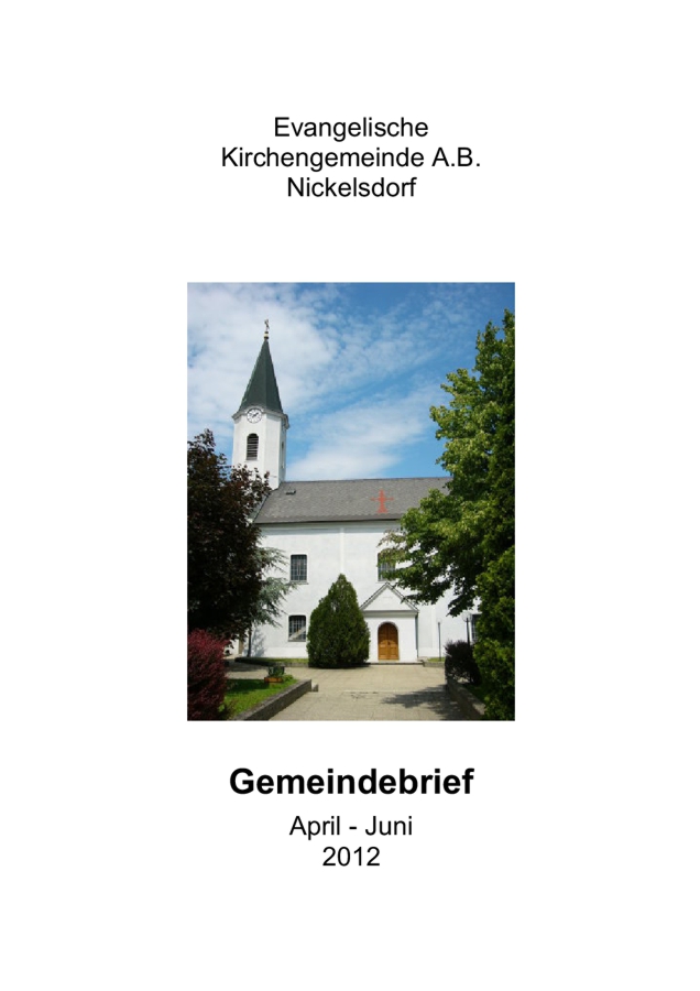 Gemeindebrief Nickelsdorf 2012 02