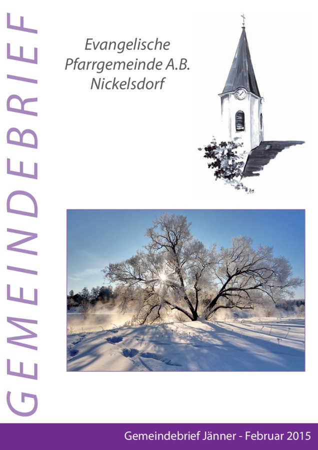 Gemeindebrief Nickelsdorf 2015 01