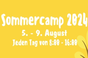 Sommercamp für Kinder 2024 - Einladung