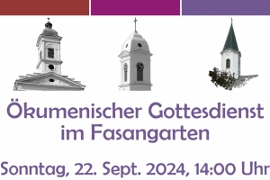 Einladung zum ökumenischen Gottesdienst