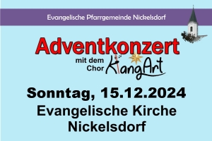 Einladung zum Adventkonzert